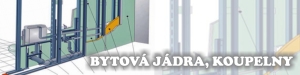 bytová jádra koupelny